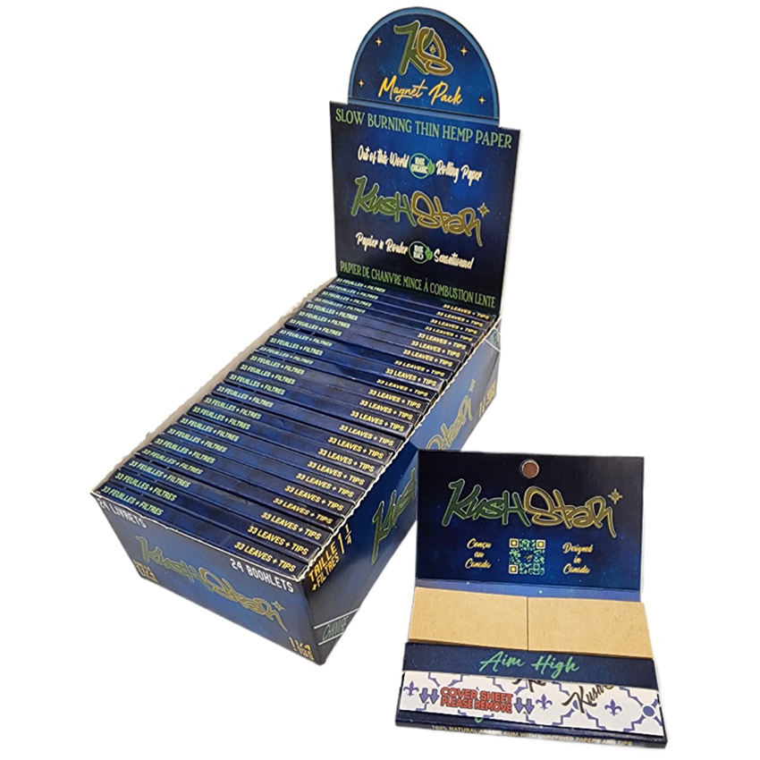 Kush Star 1 1/4 Paper and Tips
