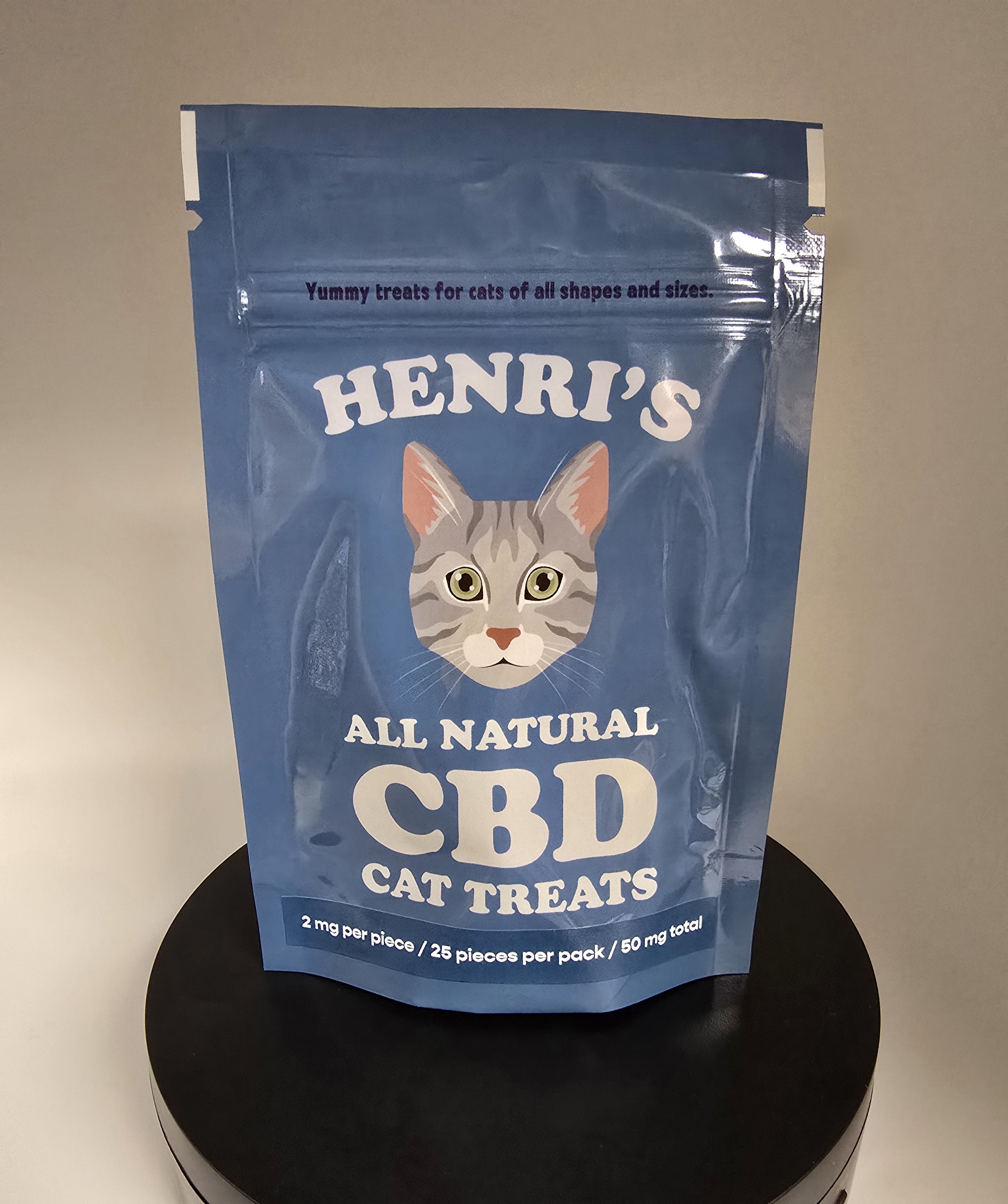 Henri's All Natural CBD Cat Treats 50MG