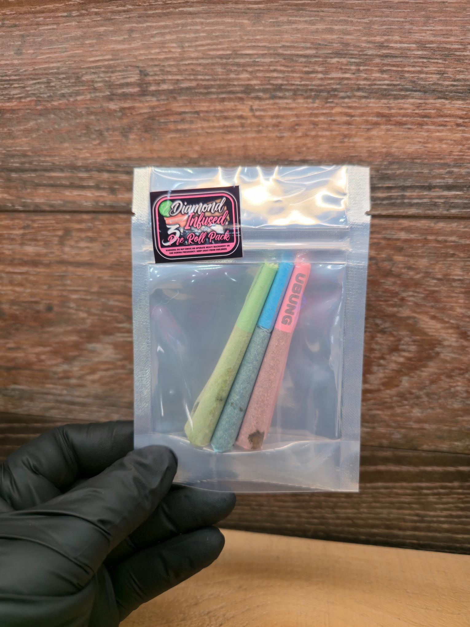 SLS Diamond Infused Joints - 3 Pack