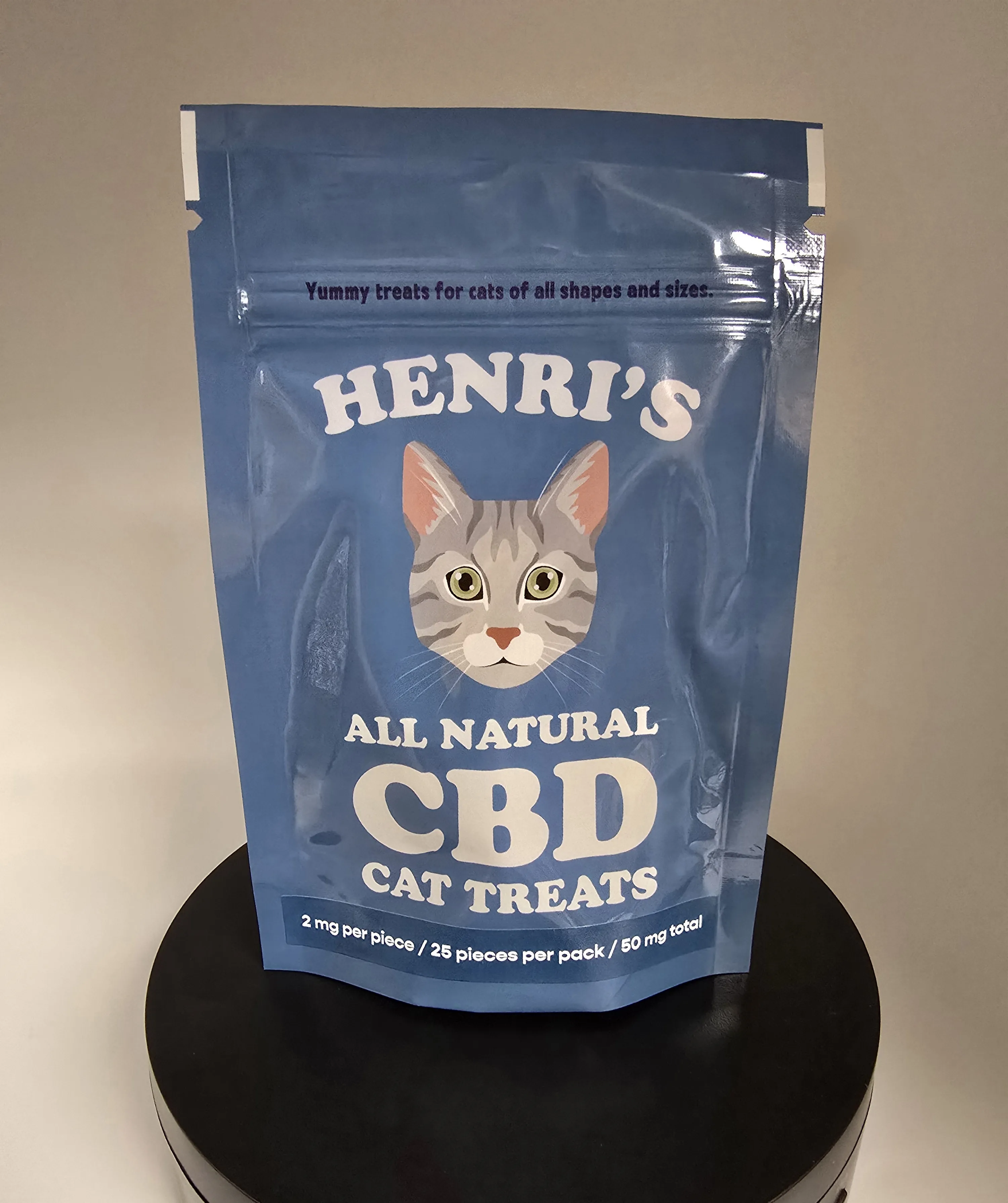 Henri's All Natural CBD Cat Treats 50MG